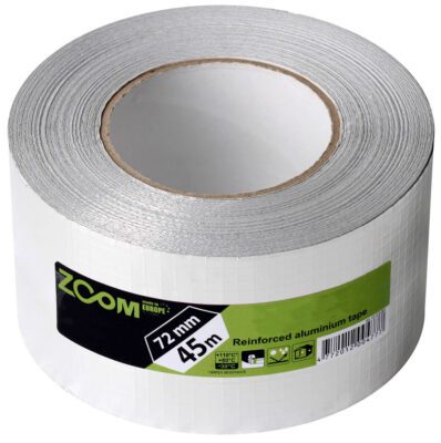 Armert Aluminiumsteip 72mm x 45m