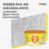 Silikonharpikspuss Weber.pas 481 AquaBalance 1,5 mm – 25 kg