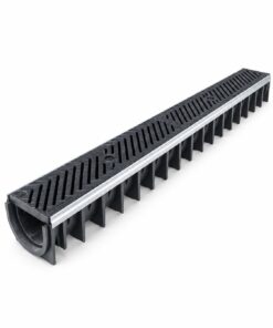 Dreneringsrenne Axhell ForEver 70 C250 med svart komposittrist – 1 meter