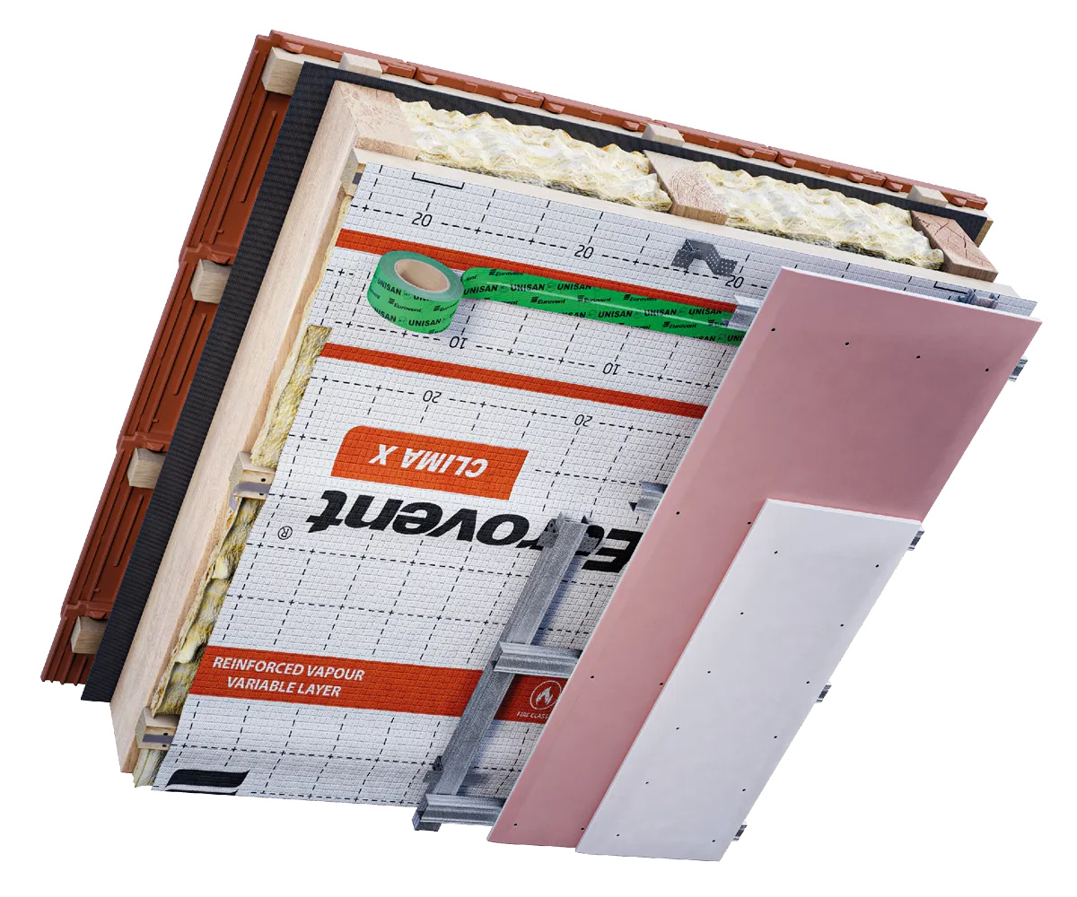 Eurovent CLIMA X – armert dampbrems 1,5 × 50 m (75 m²) - Bilde 4